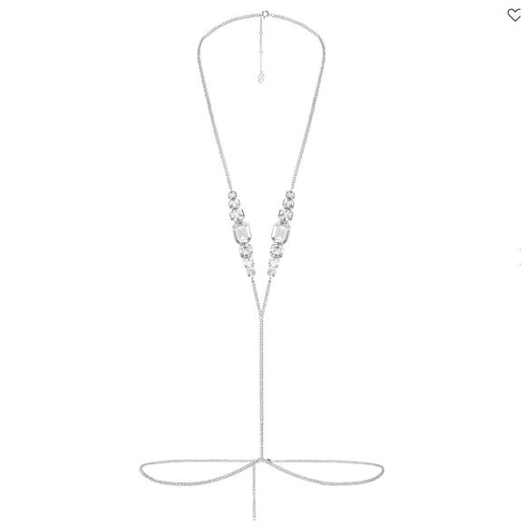 Swarovski x SKIMS V BODY CHAIN (Silver) - Picture 3 of 5